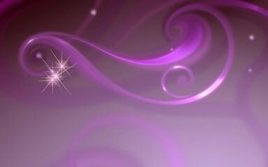 Poster - Glowing purple swirl abstract design a magical sparkle light background texture with faint stars