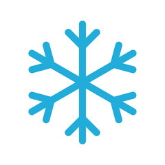 Wall Mural - snowflake icon