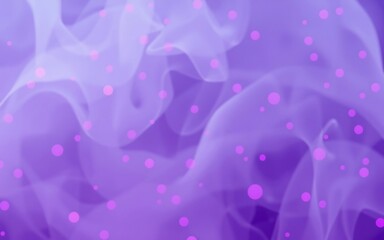 Poster - Soft purple bokeh background abstract design  glowing circles gentle texture pattern