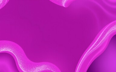Poster - Vibrant magenta abstract design  Purple textured waves curve elegantly against a rich background  A