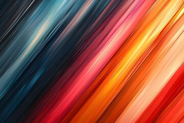 Poster - A vibrant abstract background featuring dynamic diagonal streaks of blue, pink, orange, and red, evoking a sense of energy and movement.