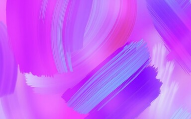 Poster - Vibrant purple pink abstract paint background.  Fluid brushstrokes create a colorful gradient textur