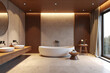 © Deoxyz - Minimalist Zen Bathroom with Japanese Design