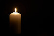 © Stockhausen - candle, candles, black background, death, grief, loss