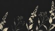 © Pixamint - Beautiful Artistic golden decorative floral set