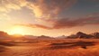 © Magic Stock - A photo of a serene desert landscape at sunset
