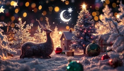 Wall Mural - Christmas Background and  Wallpapers