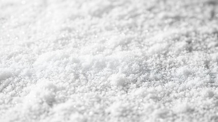 Poster - Closeup of Sparkling White Snow Texture for Seasonal Winter Backgrounds : Generative AI