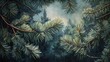 © YauheniB - Intricate dark green pine needles texture
