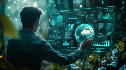 Poster - Exploring Climate Science through Digital AI Holograms in Nature