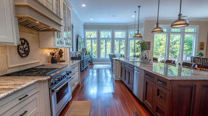 elegant kitchen interior rich in luxurious bespoke details