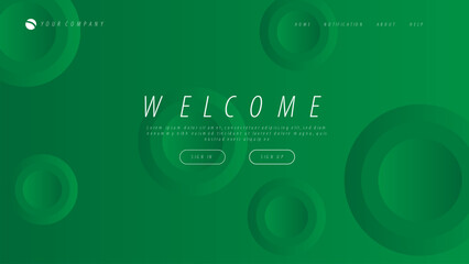 Wall Mural - abstract background for your landing page design. Minimal background for website designs