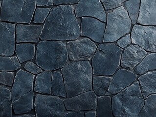 Poster - Dark Slate Stone Texture Background with Irregular Shapes for Use in Modern Design Projects, Interior Architecture, or Graphic Art