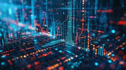 Poster - Analyzing major market stock index fluctuations insights through double exposure