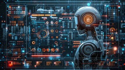 Poster - Ai robotics dashboard for big data analysis in tech environments insights & trends