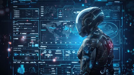 Poster - Transforming data insights ai robot dashboard for interactive big data visualization