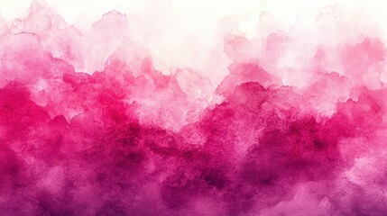 Poster - Vibrant Pink and Purple Abstract Watercolor Background with Soft Gradients and Textured Blends for Creative Design Projects or Print Use