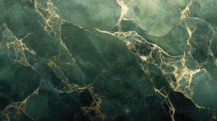 Poster - Elegant green jasper stone texture background ideal for luxurious home design and interior decor projects.