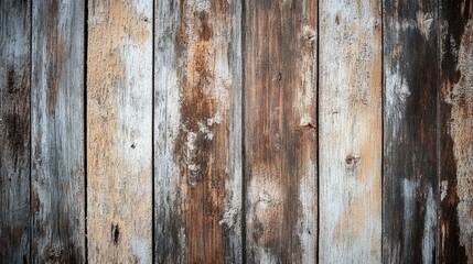 Aufkleber - Weathered rustic wooden planks background with a grunge texture ideal for design and decoration projects