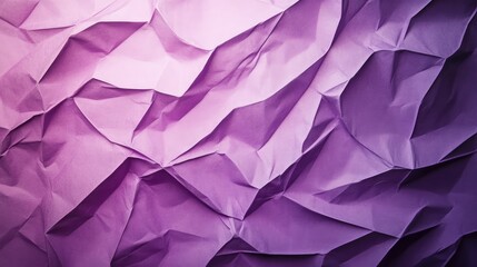 Poster - Textured folded paper background in shades of purple for design projects and artistic applications.