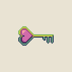 Leinwandbilder - this is love icon in pixel art style ,this item good for presentations,stickers, icons, t shirt design,game asset,logo and project.