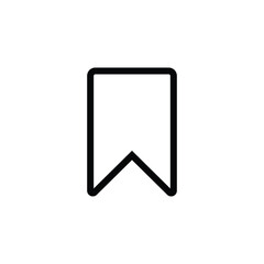 Poster - Bookmark vector icon sign symbol.