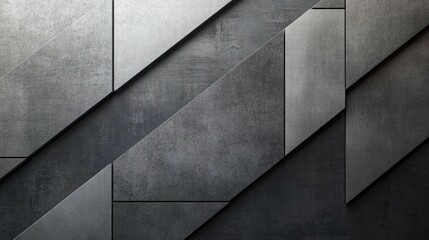 Poster - Contemporary gray and charcoal gradient design an artistic digital perspective