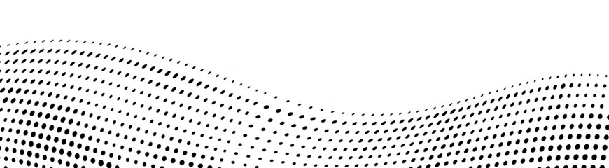 Abstract halftone wave dotted background. Halftone grunge pattern with square. Vector halftone modern pop art twisted texture for poster, cover, business card, postcard, art label layout, sticker.
