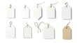© Atthapon - A collection of white tags with different shapes and sizes