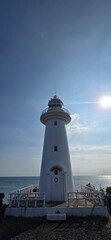 Wall Mural - lighthouse at dusk