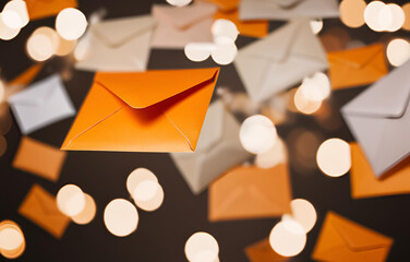 Wall Mural - envelops - mail concept