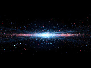 Poster - Exploring the cosmic dance stars and galaxies outer space digital art vast universe immersive perspective stellar concepts