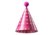 © SHORIF RAJ - pink party hat 3d render icon isolated on white background