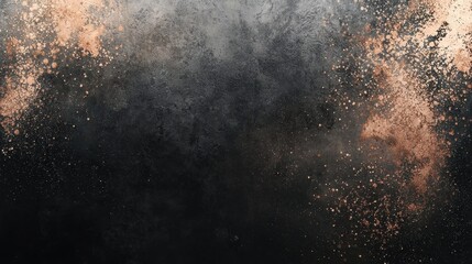 Poster - Ethereal Dark Background with Glowing Gradients and Subtle Texture for Creative Projects