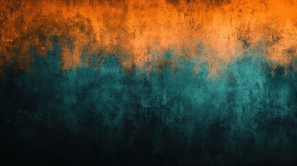 Poster - Ethereal Dark Background with Glowing Gradients and Textured Finish in Deep Colors