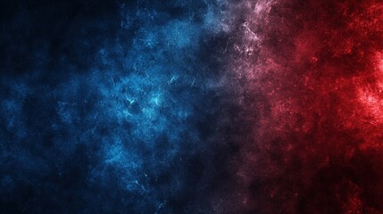 Poster - Ethereal Dark Background with Glowing Gradients of Blue and Red for Creative Projects