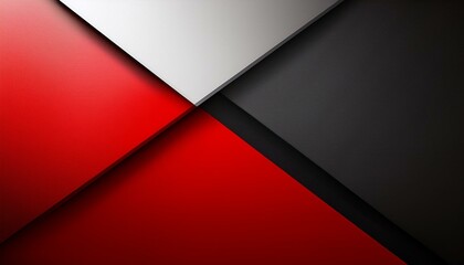 Poster - template corporate banner concept red black grey and white contrast background. generated image