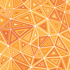 Poster - Abstract geometric background. Multiple repeated inner triangles. Large shape size. Monotone colored style. Seamless pattern. Trending vector tiles. Elegant vector illustration.