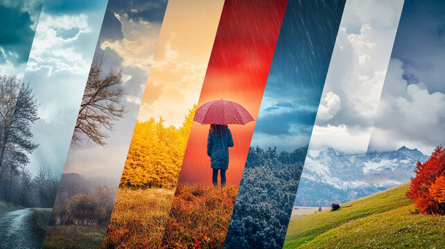 collage of seasons