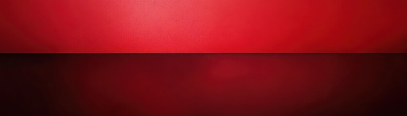 Poster - Abstract Red Background Divided In Two Sections