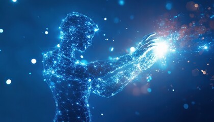 Poster - Digital Human Interacting With Luminous Energy Source