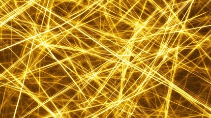 Aufkleber - A dynamic display of interconnected golden lines forming an abstract tax grid system.