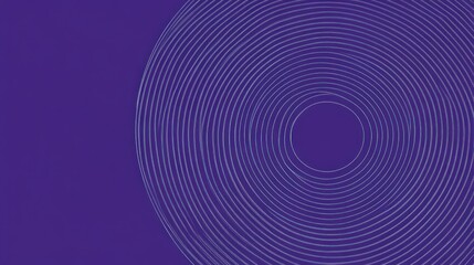 Wall Mural - Abstract purple background with concentric circles.