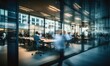 © Natawut - Defocused board meeting background behind glass wall