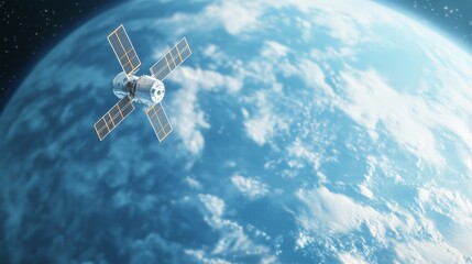 Poster - Real-Time Satellite Monitoring A Glimpse of Earths Digital Connectivity from Space