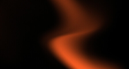 Wall Mural - Dark Orange gradient background with black background full of noise texture for design