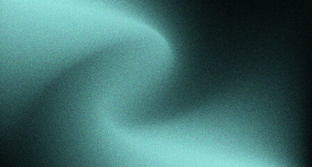 Wall Mural - elegant dark green smooth gradation with grainy noise for poster design background