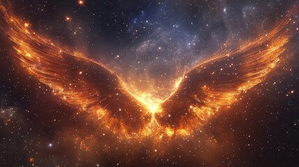 abstract space background, universe with stars