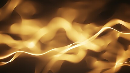 Fototapete - Abstract light effect creates dynamic patterns resembling flowing golden smoke at night