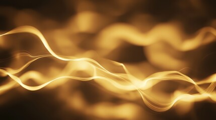 Fototapete - Abstract light effect with flowing strings creating an ethereal backdrop for design projects